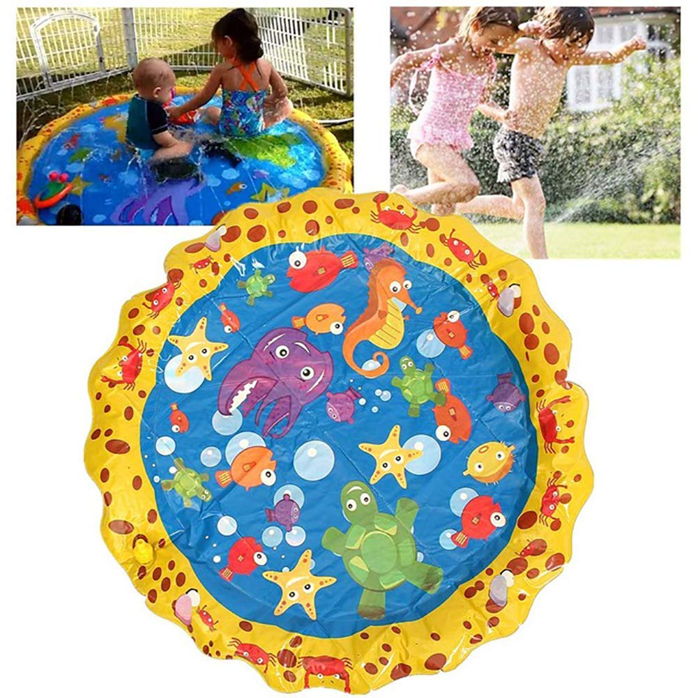Buy The Splash pad Sprinkler Pad Sprinkle Wading Pool,3in1 Sprinkler