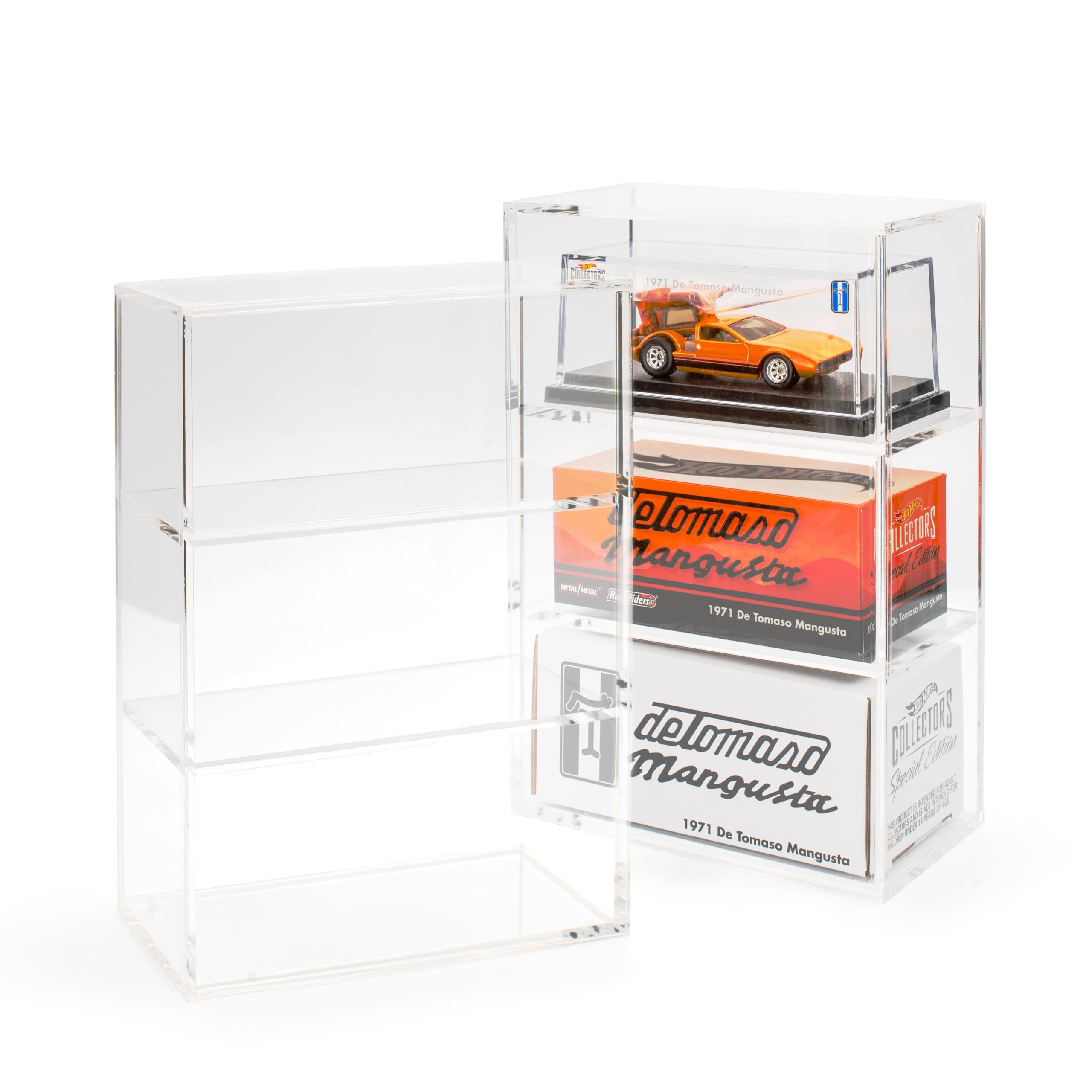 Hot Wheels コレクションケース 収納　トレジャーハント　RLC 02 Acrylic Display Case for Hot Wheels RLC Three Heights, Display