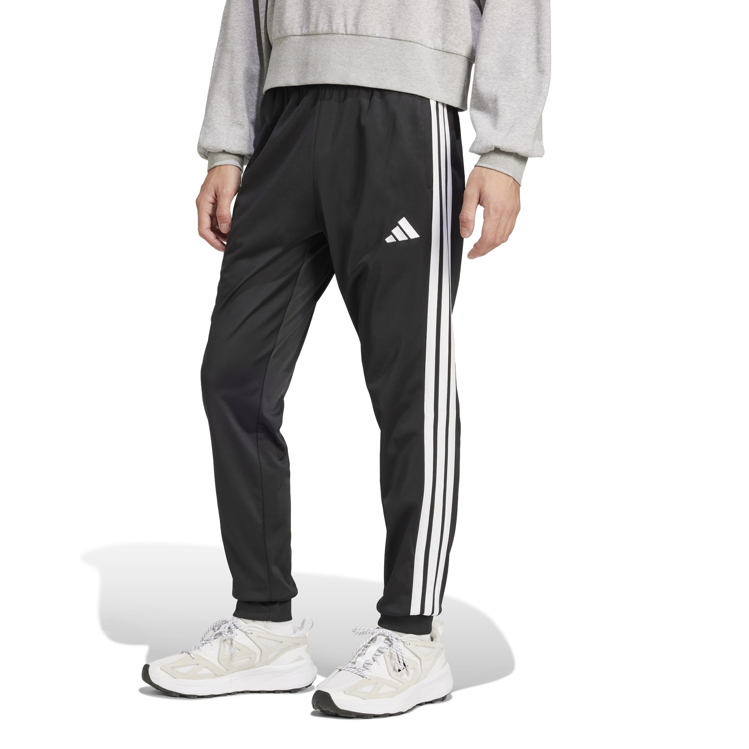 Adidas Men's Noir Trousers 3-Stripes