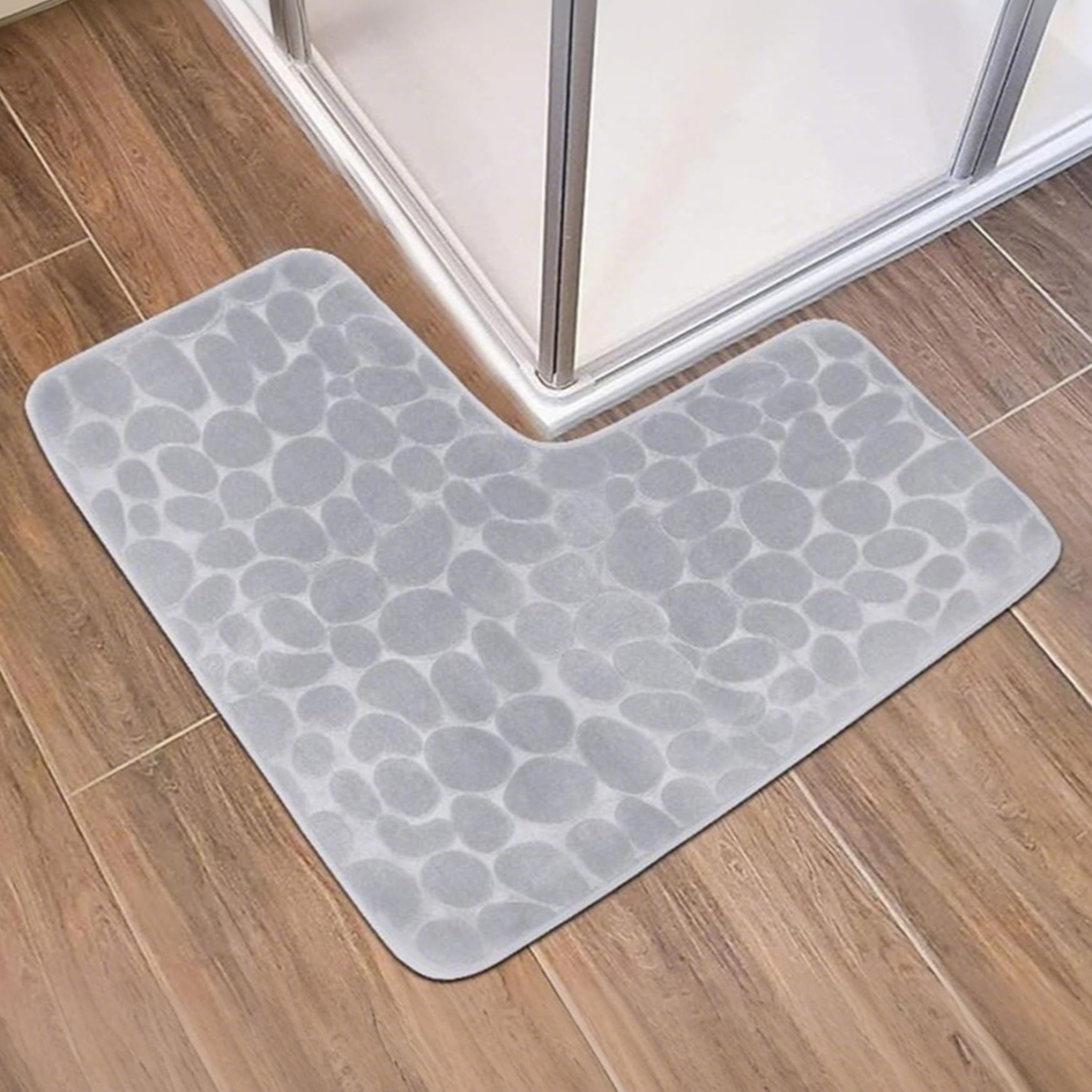 Tapis de douche minimaliste pour sortie de bain sécurisée en famille