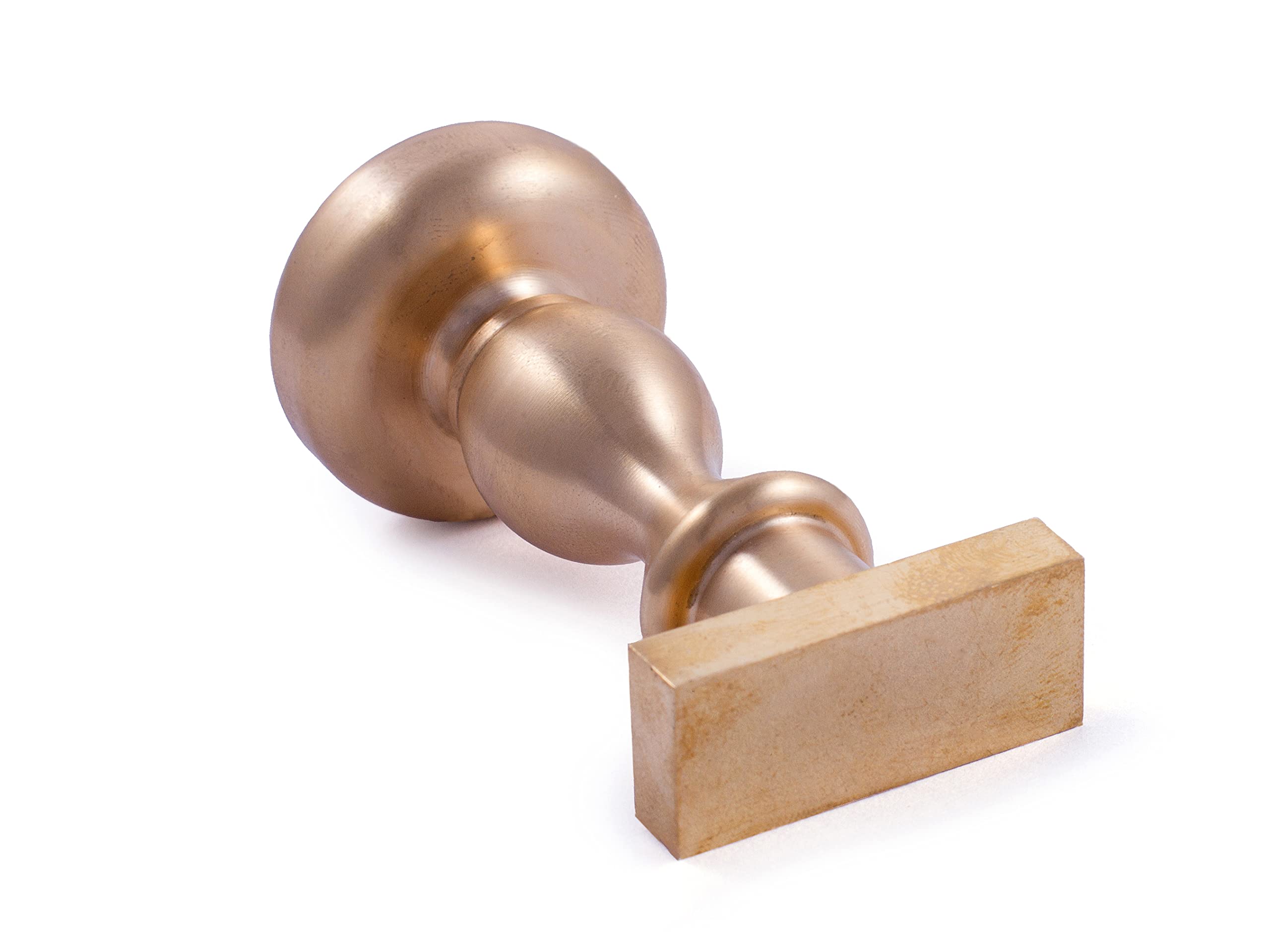 Siegelstempel mit Initialen - rechteckig - 30x20mm