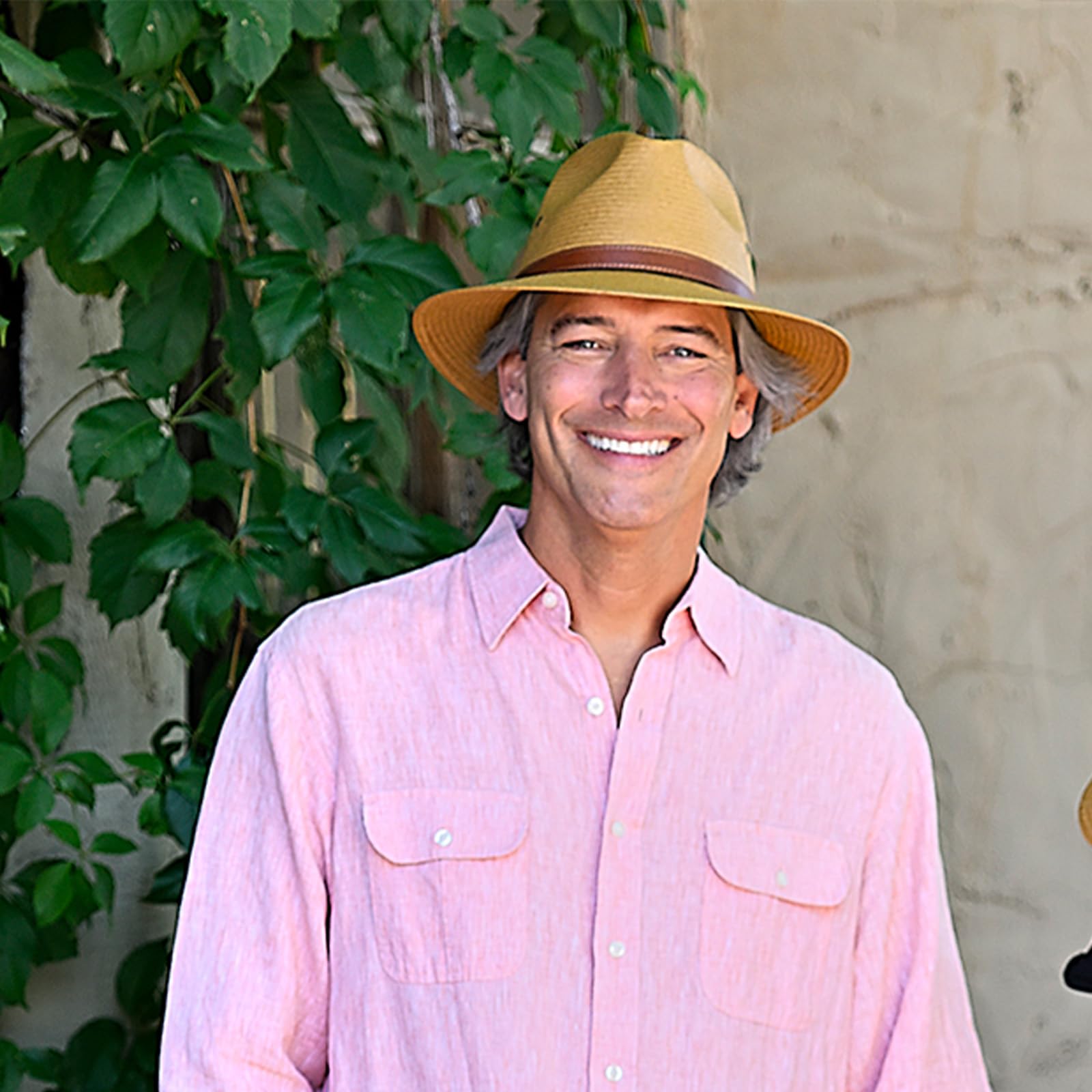 Wallaroo Men’s Avery Fedora (Camel, L/XL) – UPF 50+ UV Sun Protection, Wide Brim, Stylish Design, Adjustable Size – Classic Sun Hat for Outdoor Events, Travel, and Everyday Wear