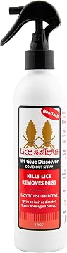 Head Lice Treatment - Non-Toxic, Natural Spray Treatment. Kills Lice and Eliminates Eggs, 8 oz.