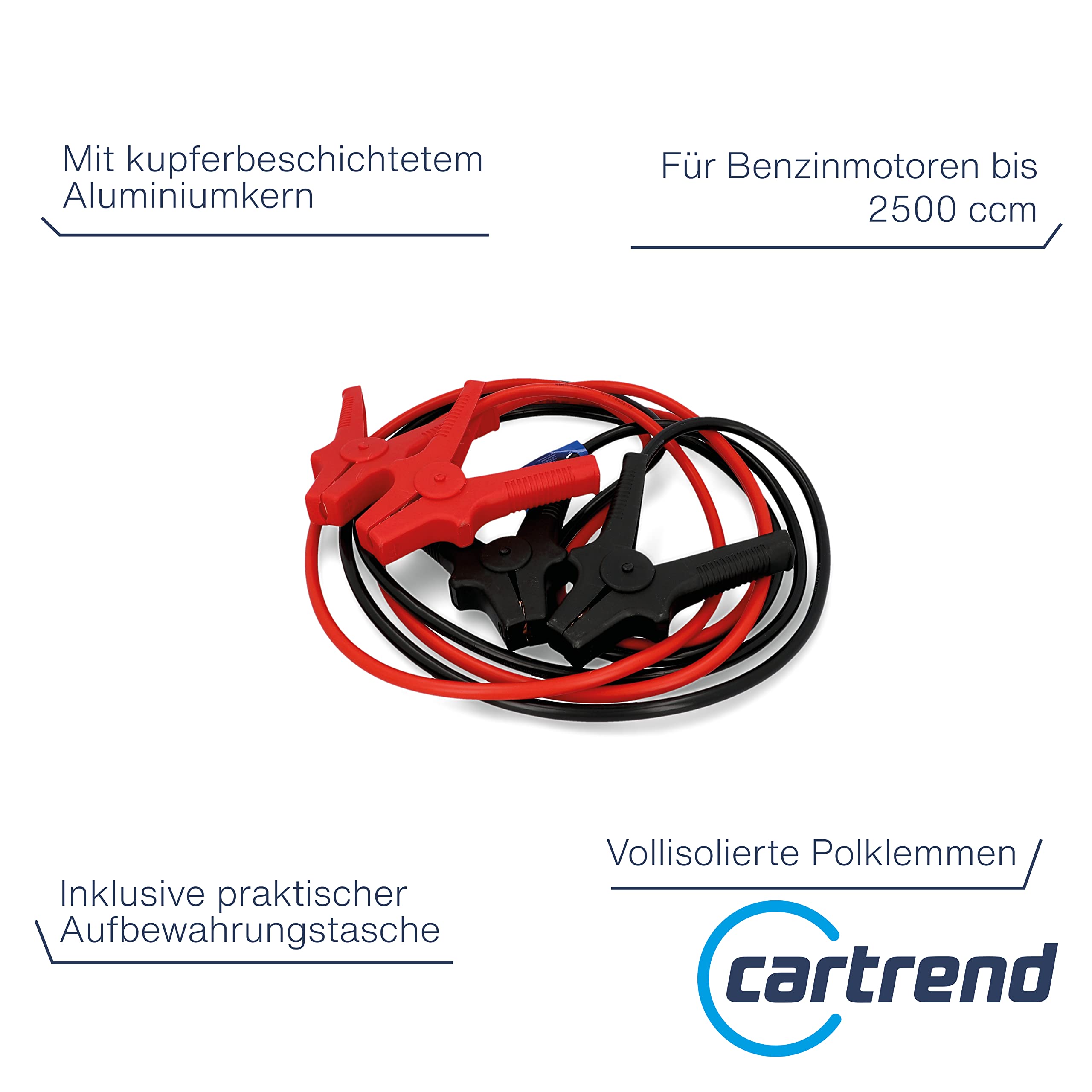 Unitec 75618 - Cables de arranque de aluminio y cobre (16 mm2 ...