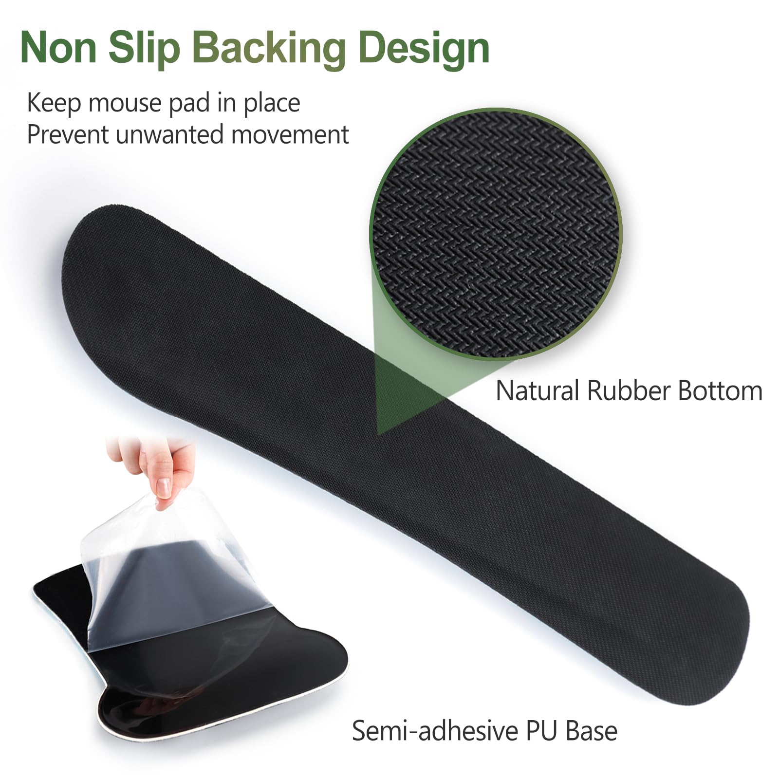 ArtSo Memory Foam Wrist Rest - Pain Relief Typing -5