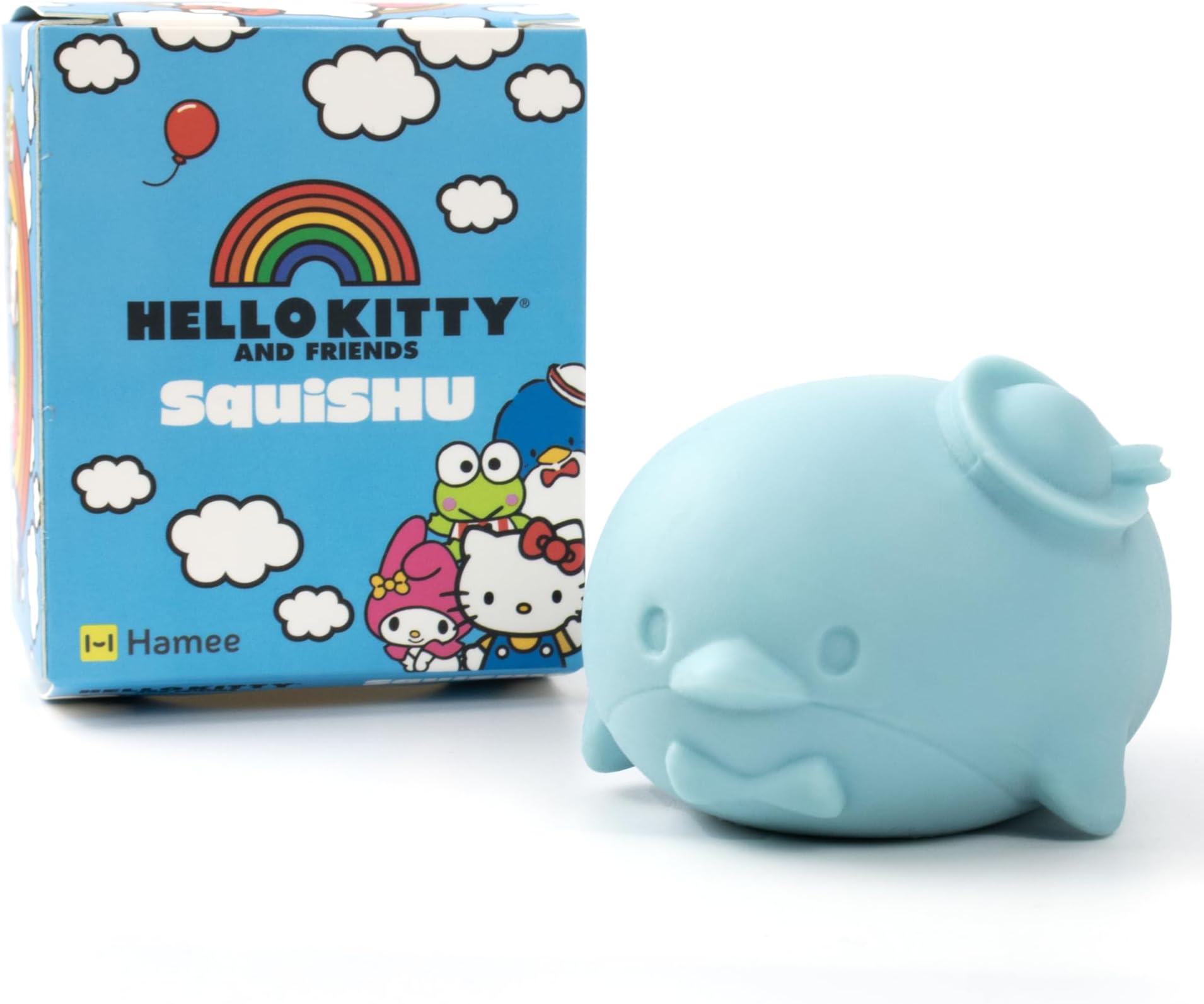 SquiSHU Sanrio Hello Kitty and Friends [Pull Stretchy Dough Fidget Squishy Sensory Toy] [Soft Squeeze Ball] [Hand Therapy Relaxing and Calming or Soothing] Gift for Kids, Adults - Tuxedosam