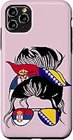 Vista 11 de Funda para iPhone 11 Half Bosnian Half Serbian Roots Bosnia y Serbia Mix
