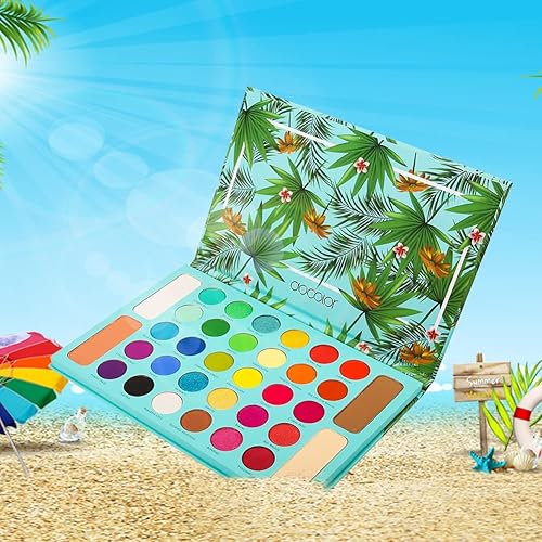 Miniatura 16 de docolor Paleta de sombras de ojos 48 colores Boom paleta de sombras de ojos altamente pigmentadas mate brillo neutro crema ahumada polvo mezclable
