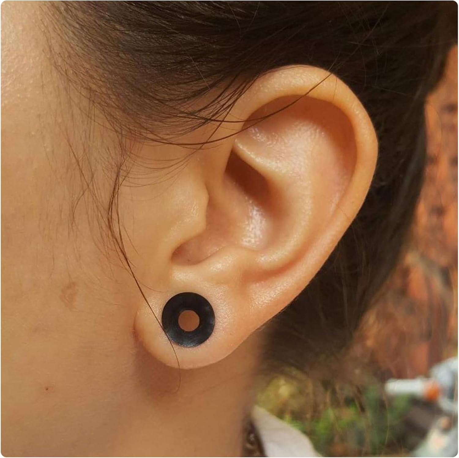 10G-25mm Silicone Gauges for Ear Flexible Gauges Plugs Tunnels Earrings Flesh Expander Stretching Kit Gauge Earlets for Women Men