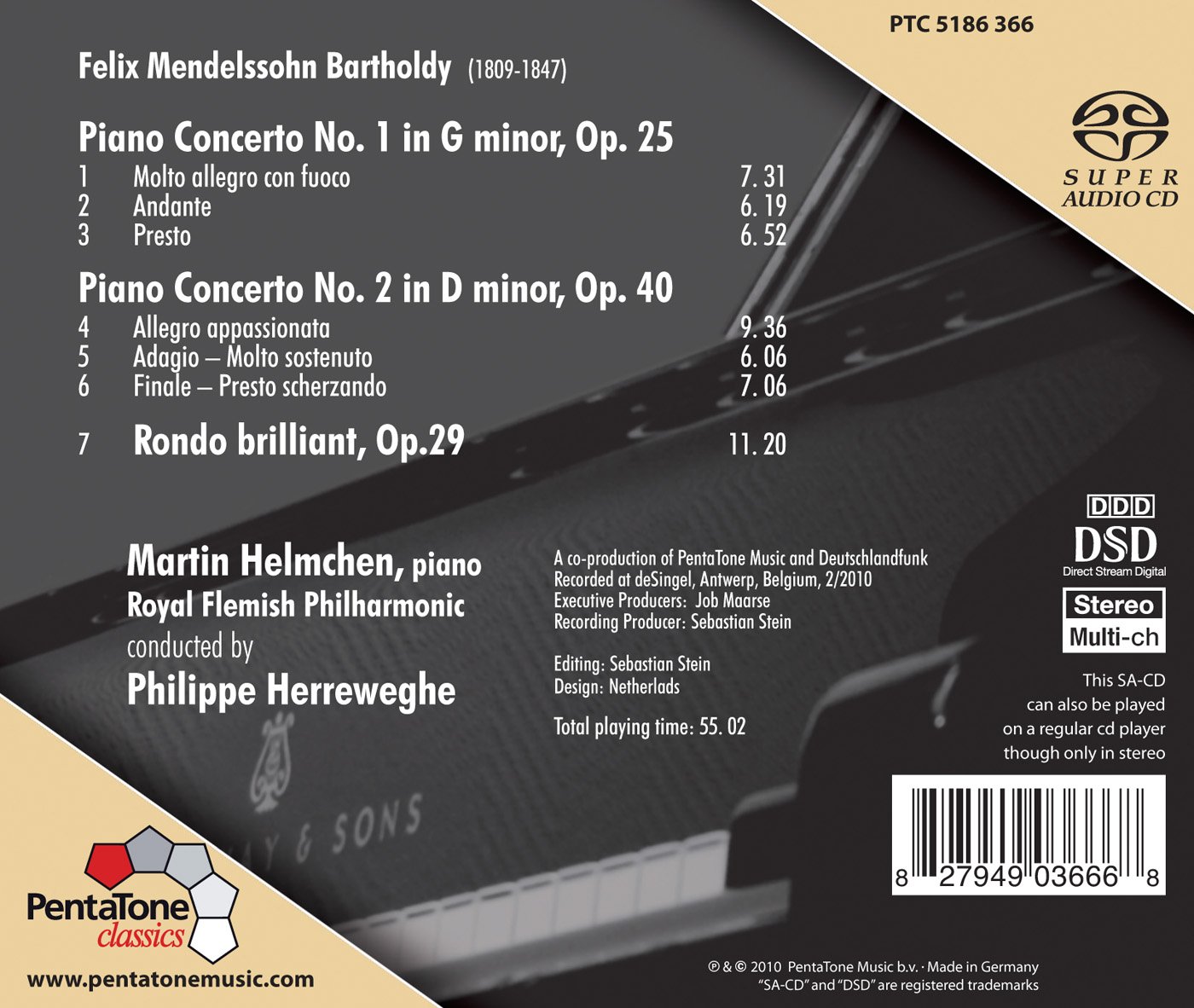 Mendelssohn: The Piano Concertos / Rondo Brilliant Op. 29