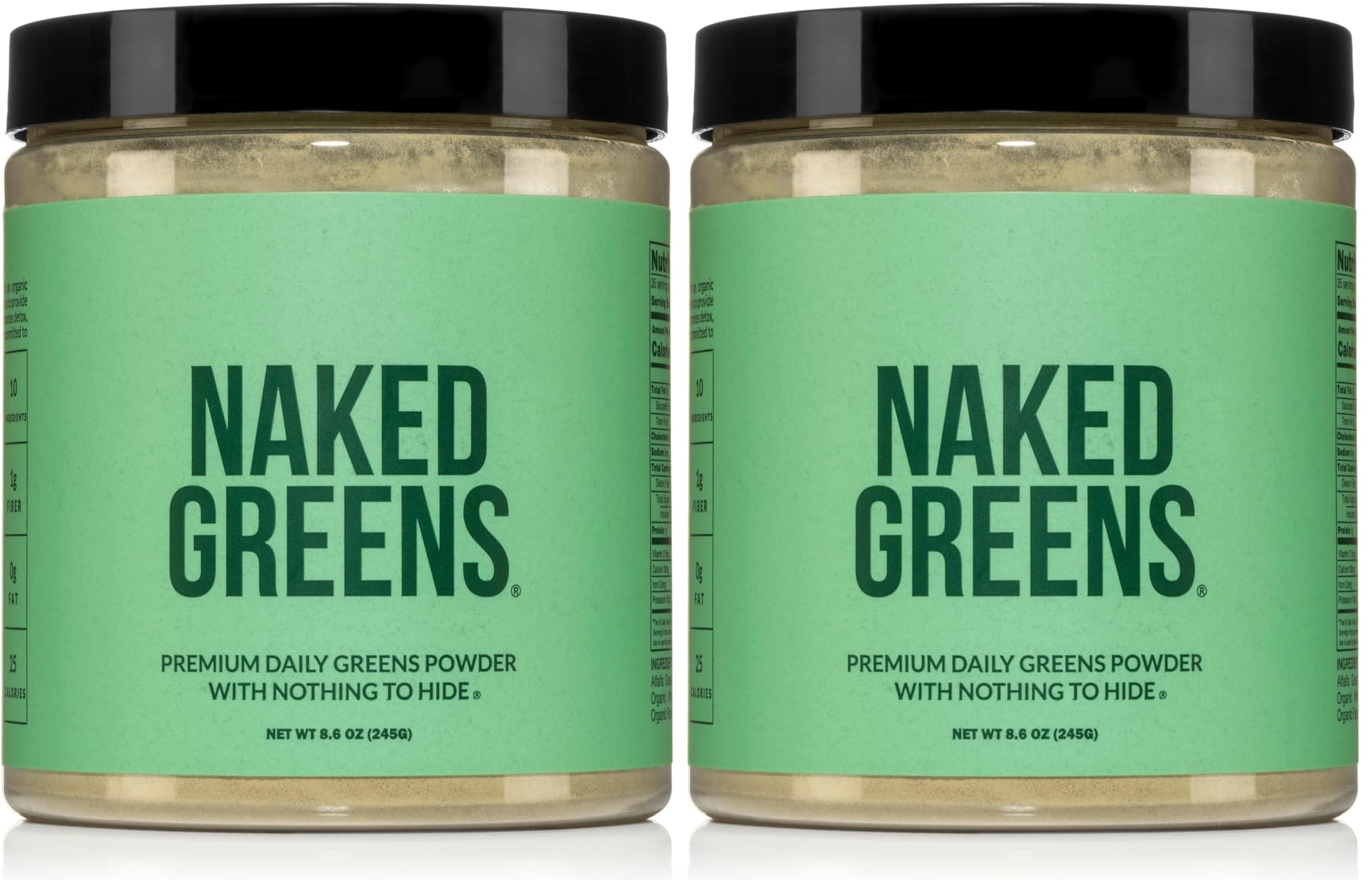 NAKED Super Greens Powder Organic Greens Supplement - Only 10 Premium Ingredients - Vegan, Non-GMO, Prebiotic and Probiotic - 35 Servings — Amazon image 9