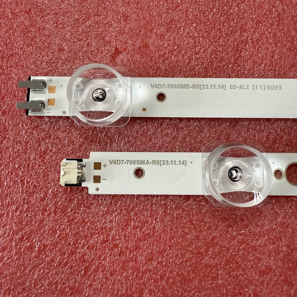 Tira De LED Compatible Fit For Samsung UA70DU7000K UA70DU7000U UA70DU7700K UN70DU7200D UN70DU7200F UN70DU6900D UN70DU7200B V4D7-700SMA-R0 700SMB(8pcs set For 1 TV)