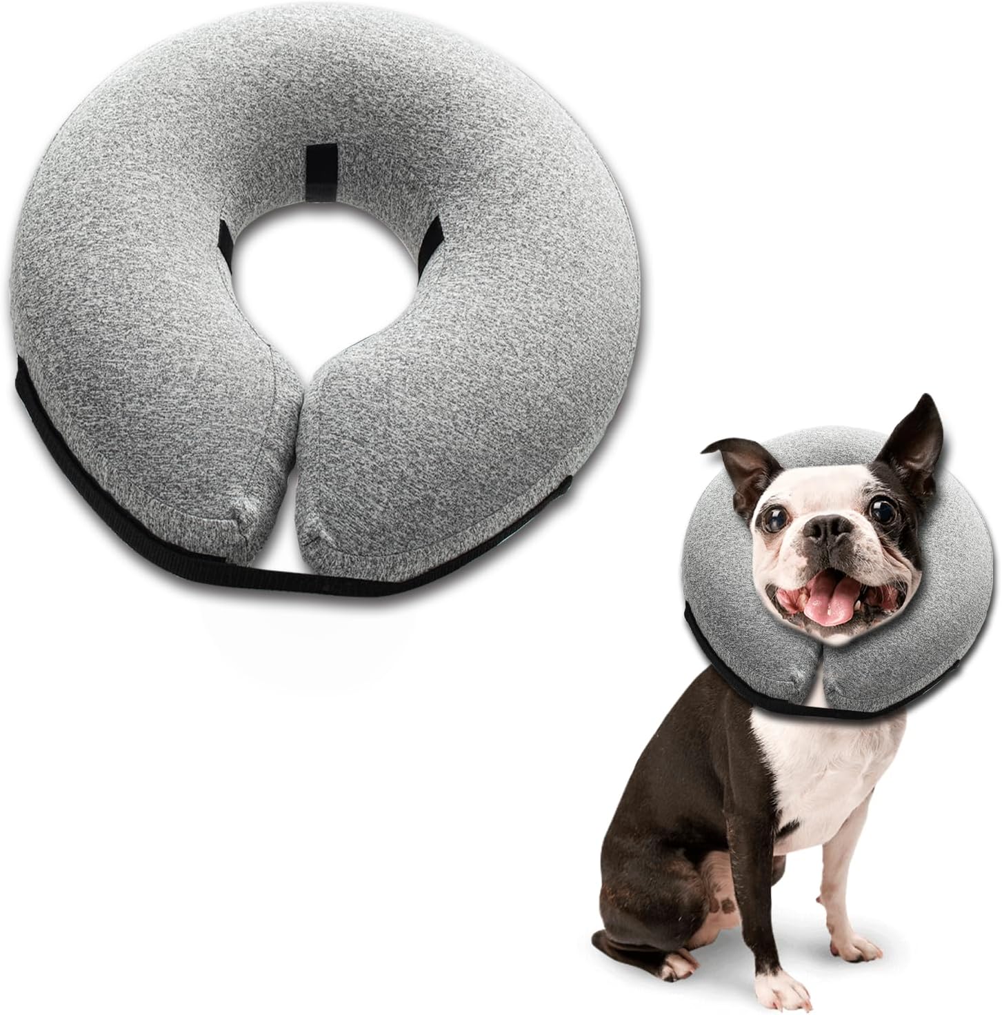 Big Hippo Inflatable Dog ConeSoft Pet Cones for Dogs