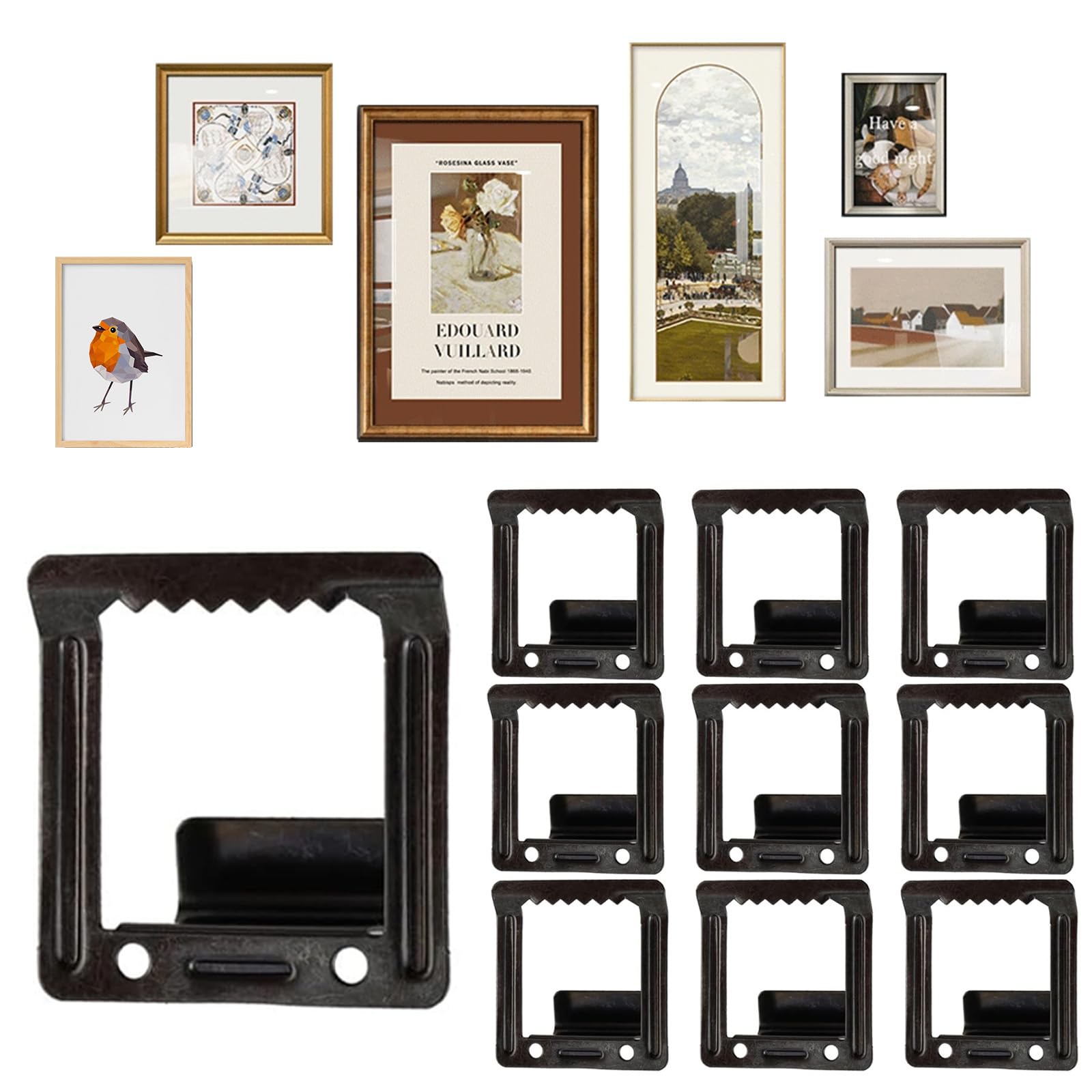 Set Di Ganci Per Quadri MumdoYAL | Appendini Robusti Per Pareti | Include Viti E Attrezzi - Foto 7