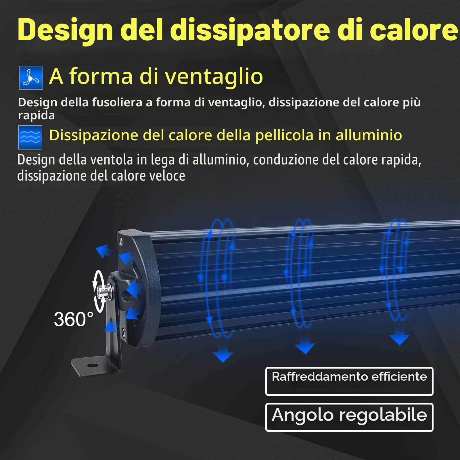Willpower Barra LED Fuoristrada Barra Luce a Led Curva 81cm 405W Con Cablaggio 12V 24V Combinata di Fascio Spot e Inondazione Fari LED Luci da Lavoro per Trattore Auto Camion Barca 4x4 ATV