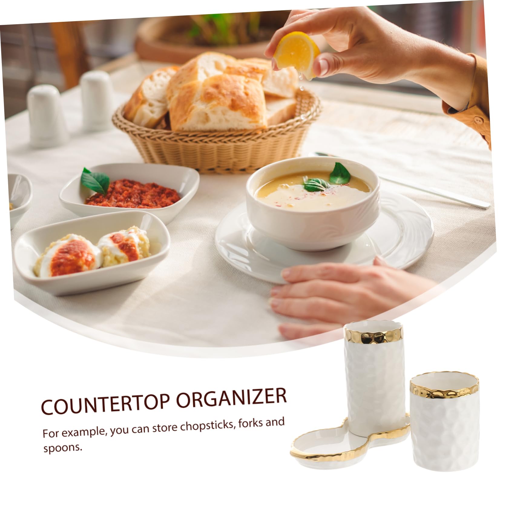 Cabilock Support Pour Ustensiles De Cuisine Rangement Pour Ustensiles De Cuisine Support Pour Drainage Pour L'organisation De