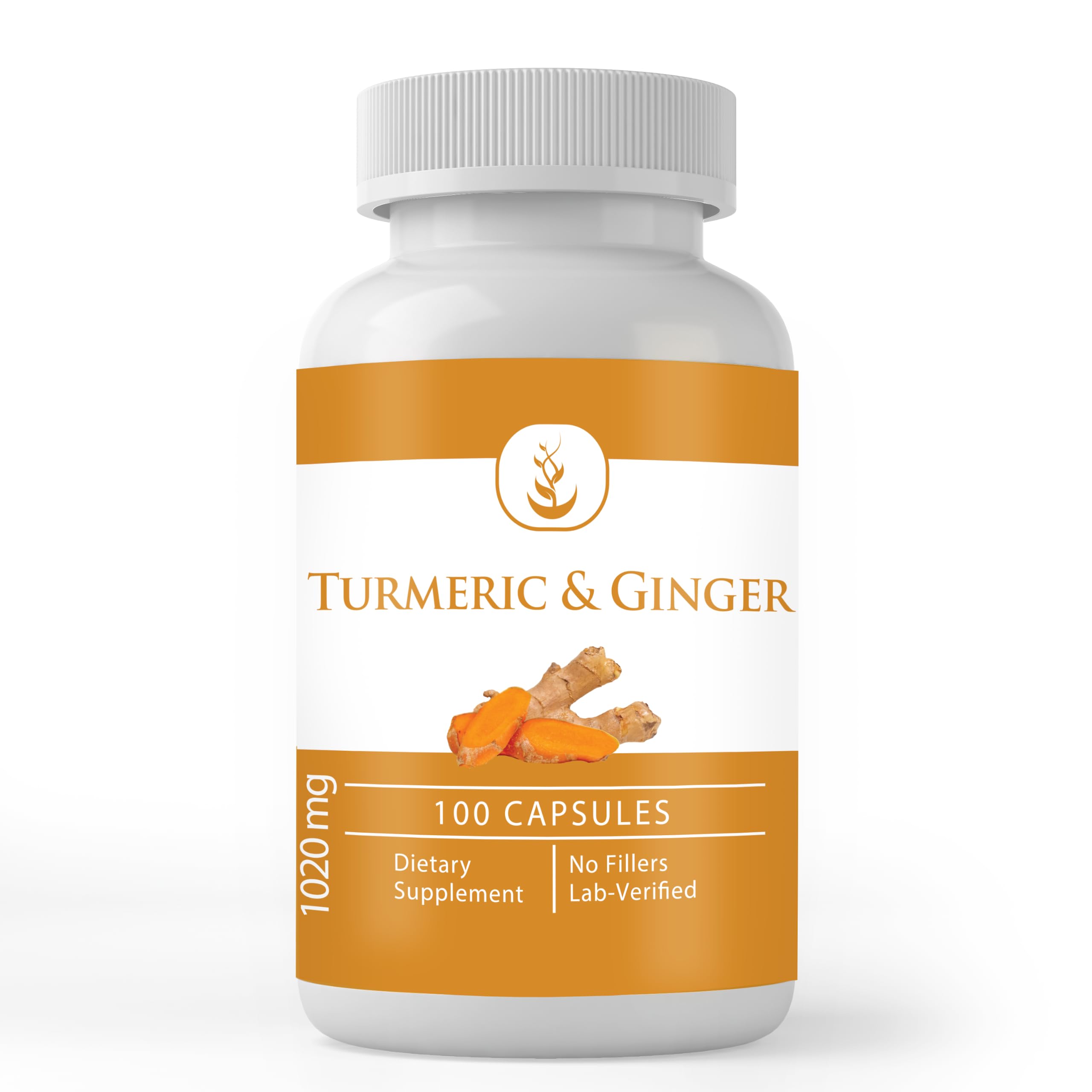 Pure Original Ingredients, Turmeric Curcumin & Ginger (100 Capsules)