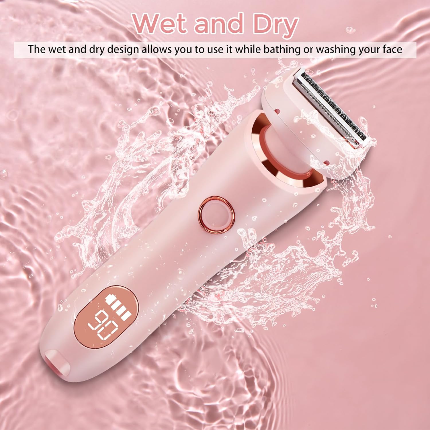 Solys Razaors for Women, Wet & Dry Electric Waterproof Shaver, The Glide Pro 3.0 Duskofficial Razor, 2 in 1 Livora Silk Electric Shaver for Women, Dusk Razor, Painless Hair Removal - Image 3