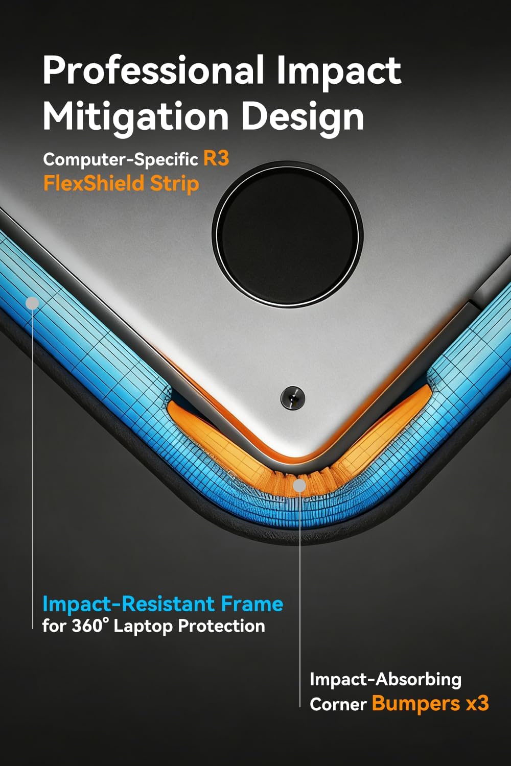 BOPai 15 inch Super Slim Laptop Backpack Men Anti Theft Waterproof Backpack Light Smart Business Computer Backpack Casual Daypack Black - Image 3