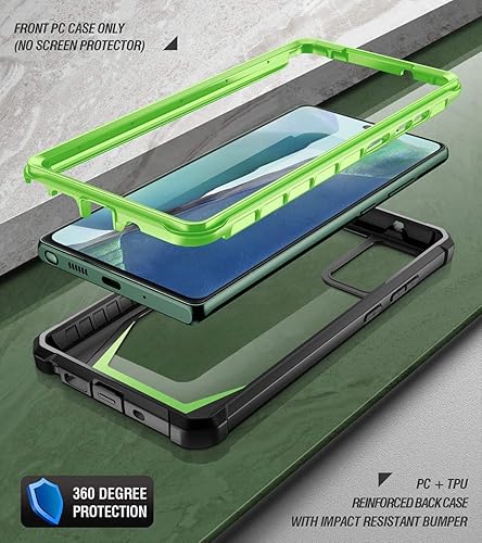Miniatura 2 de Poetic Guardian Series - Funda diseñada para Samsung Galaxy Note 20, híbrida de cuerpo completo, a prueba de golpes, sin protector de pantalla