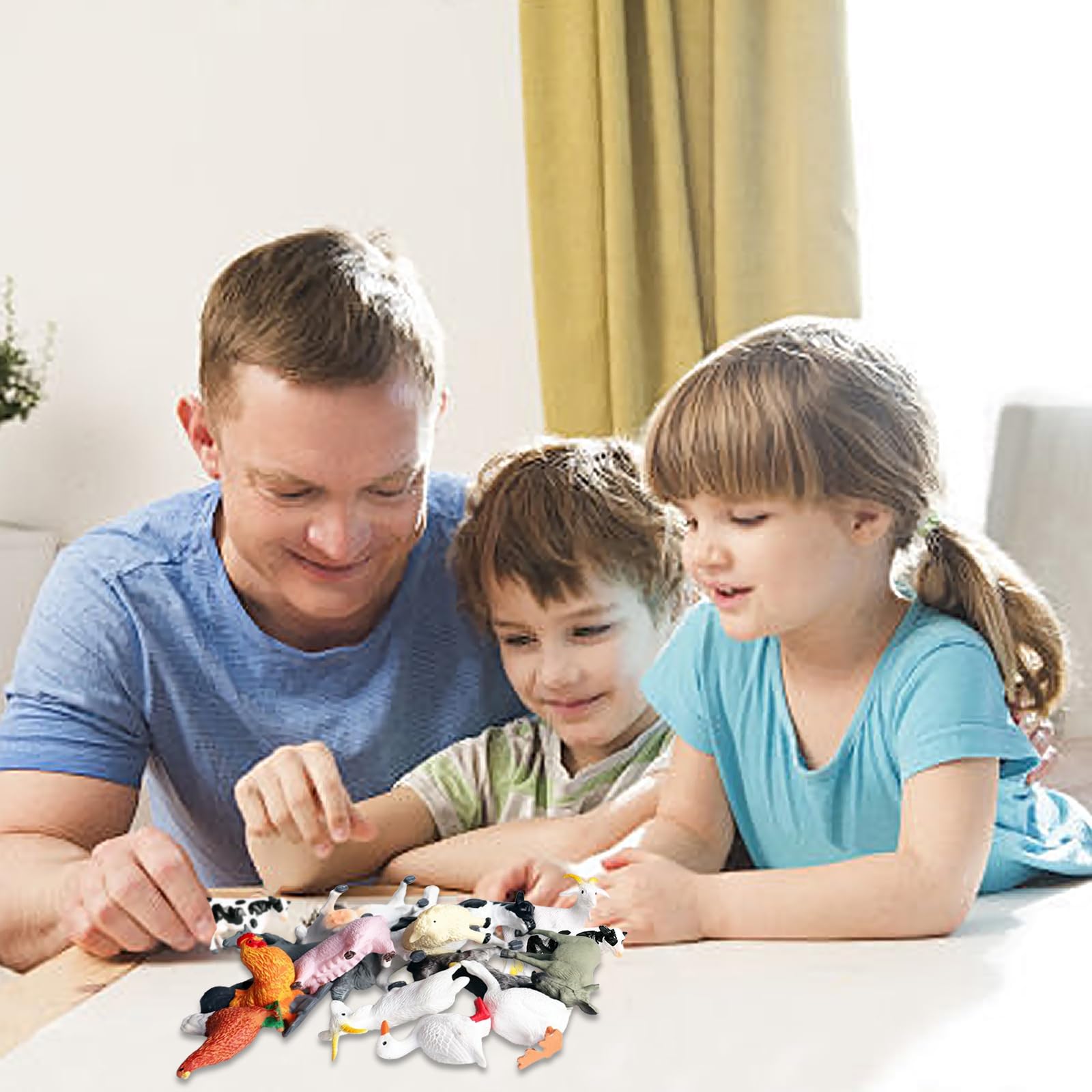 12 pezzi di piccole figure di animali da fattoria bundle mucche realistiche giocattoli per bambini modello playset – acquista a prezzi convenienti sul marketplace