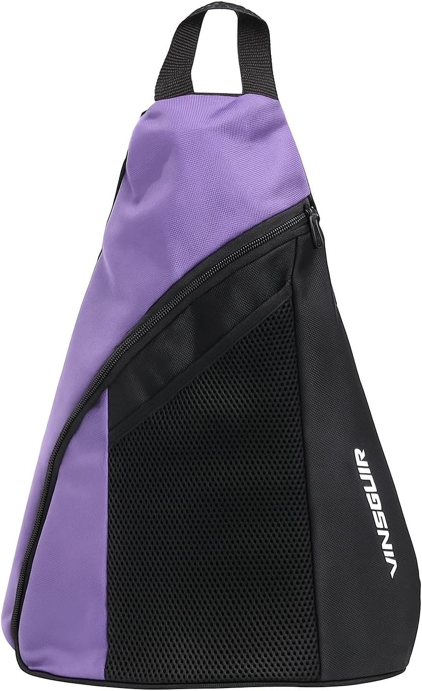 VINSGUIR Pickleball Paddles Set of 2, Lightweight 7.23OZ Fiberglass Pickleball Set with 2 Pickleball Rackets, 4 Pickleball Balls, 1 Portable Pickleball Bag, Pickle Ball Paddle Set Gift for Women