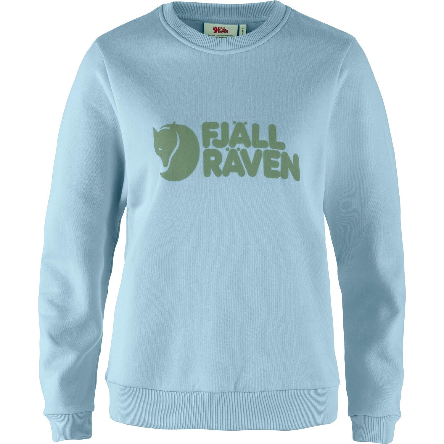 Fjällräven Logo Sweater Women's Sweatshirt - Soft Fleece, Classic Crewneck, Organic Cotton Blend - Hiking, Travel