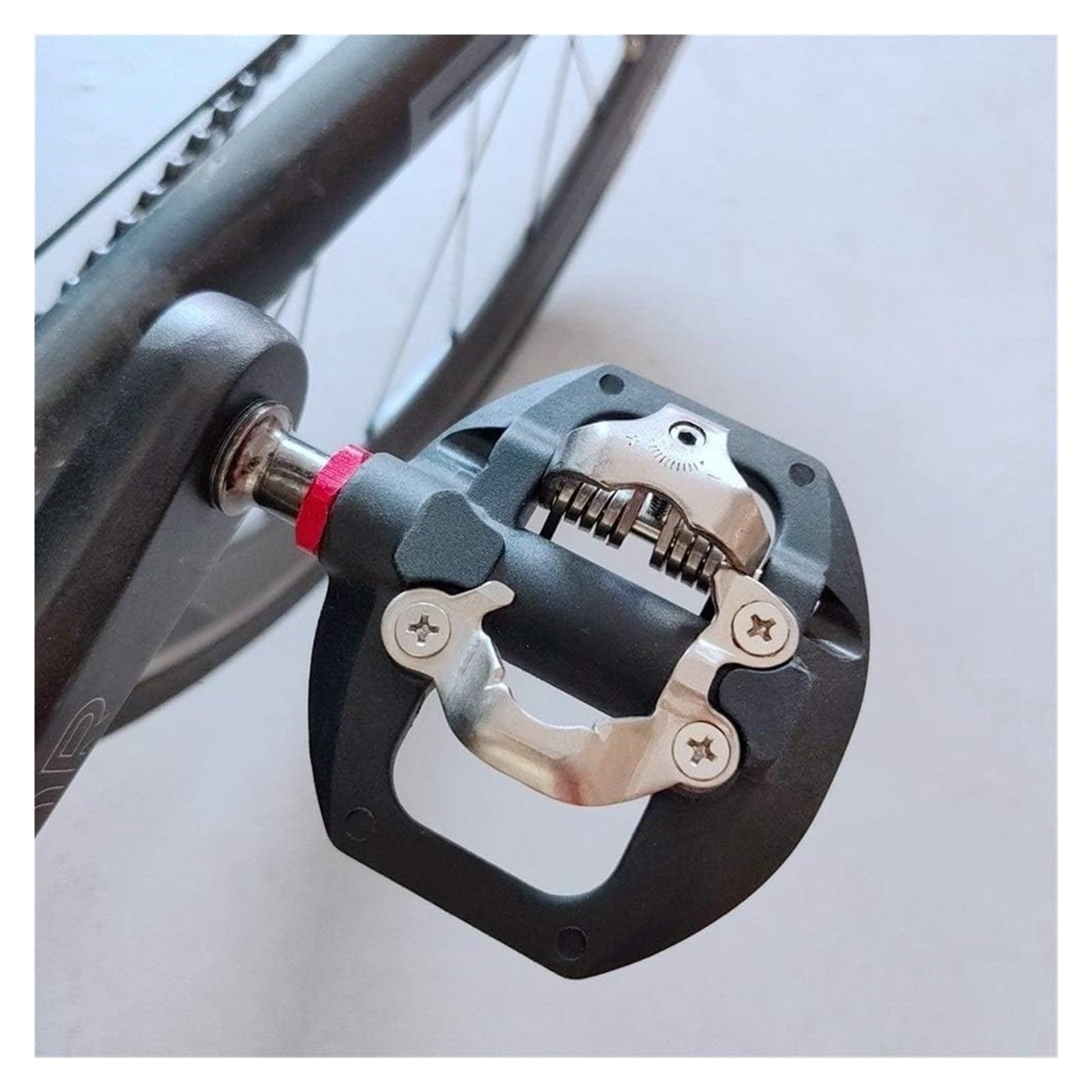 Pedales de Bicicleta, Pedal MTB, autoblocante, automático, Adaptadores Doble Plataforma con Cala para