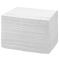 Vista 9 de 125 baberos dentales desechables para pacientes, 13 x 18 pulgadas, 3 capas impermeables para piercing, tatuaje, servilleta, babero de tejido