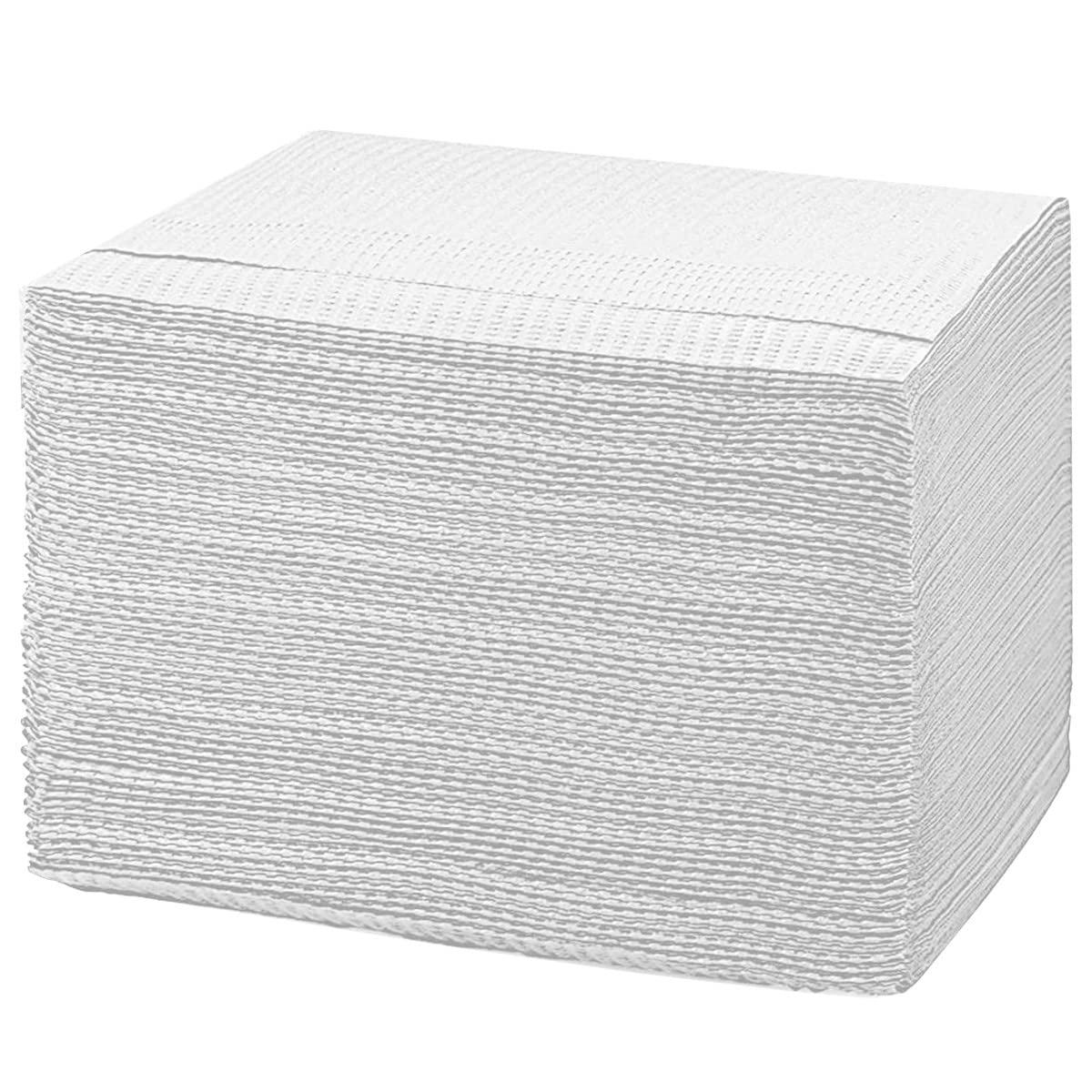 Lot de 125 bavoirs dentaires jetables pour patient, 33 x 45,7 cm, imperméables à 3 plis, pour piercing de tatouage, clinique dentaire, station de tatouage et salon