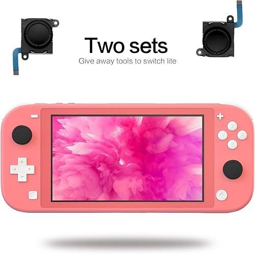 Vista 3 de Palo de repuesto Joy Stick para Nintendo Switch Lite y Joystick de repuesto para Switch Lite y kit de herramientas de reparación para Nintendo