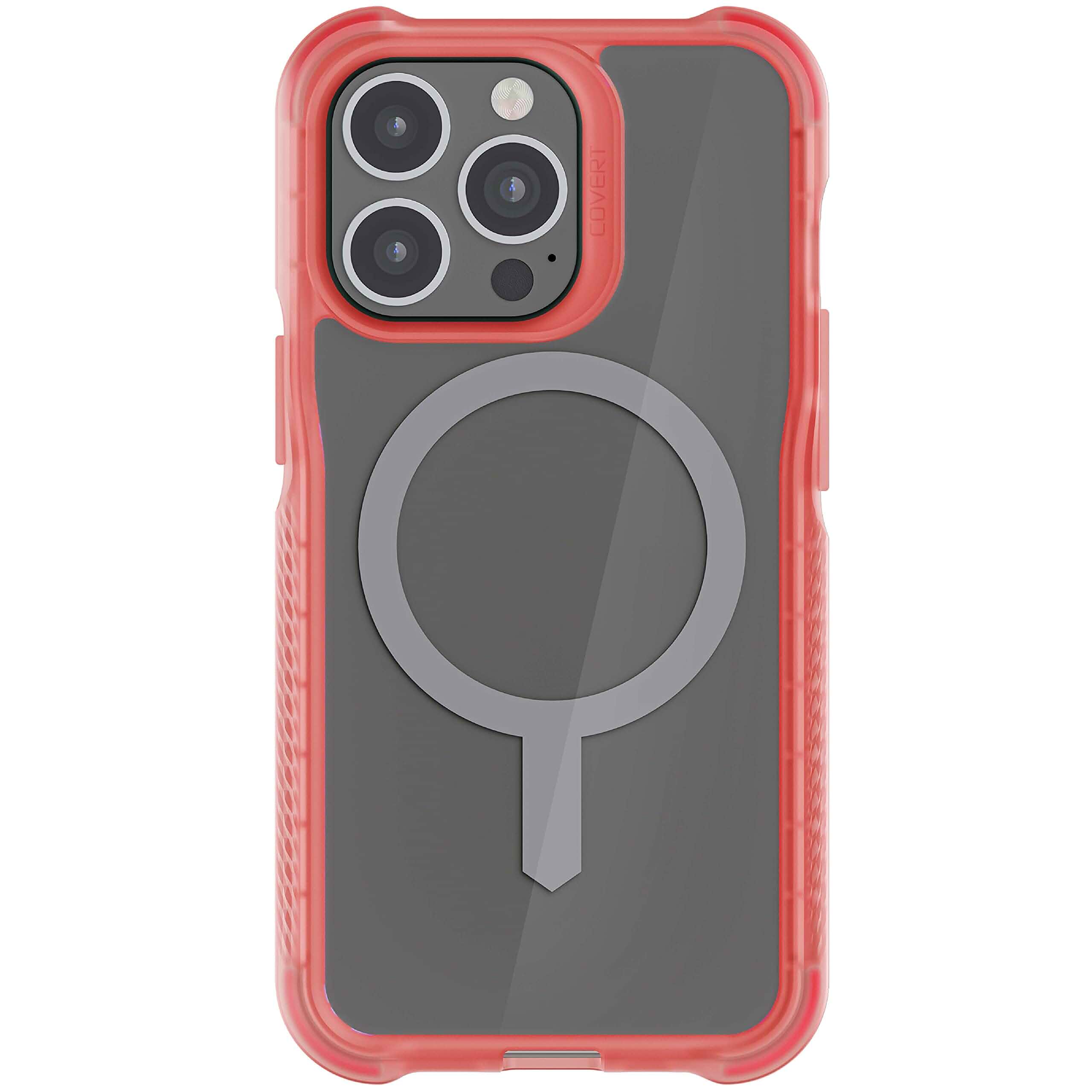 GhostekCOVERT Pink MagSafe iPhone 13 Pro Case for Women Protective Phone Cover Anti-Yellowing Coating Compatible with Apple MagSafe Accessories Designed for 2021 Apple iPhone 13 Pro (6.1 Inch) (Pink)