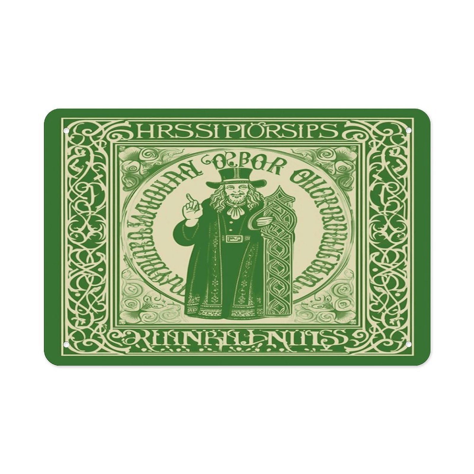 Irish Blessing St Patrick's Day Wall Art Metal Signs Tin Sign