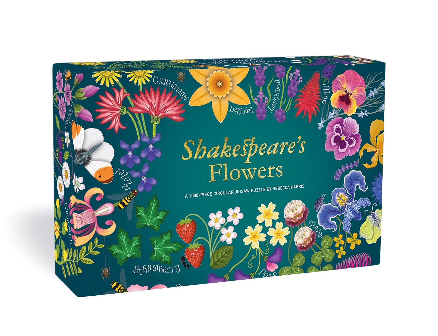 Shakespeare's Flowers: A 1000-piece Jigsaw Puzzle with a Poetic Host of Flowers, Plants and Animals