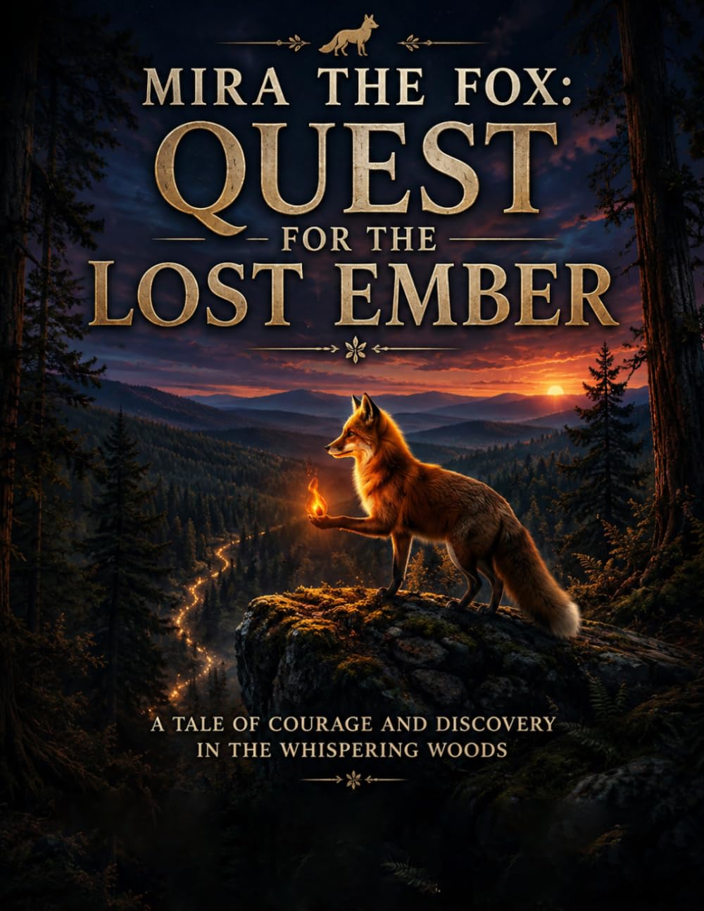 Mira the Fox: Quest for the Lost Ember – Early Chapter Book for Kids Ages 7-10: An Illustrated Adventure Story About Courage, Friendship, and Discovery in the Whispering Woods
