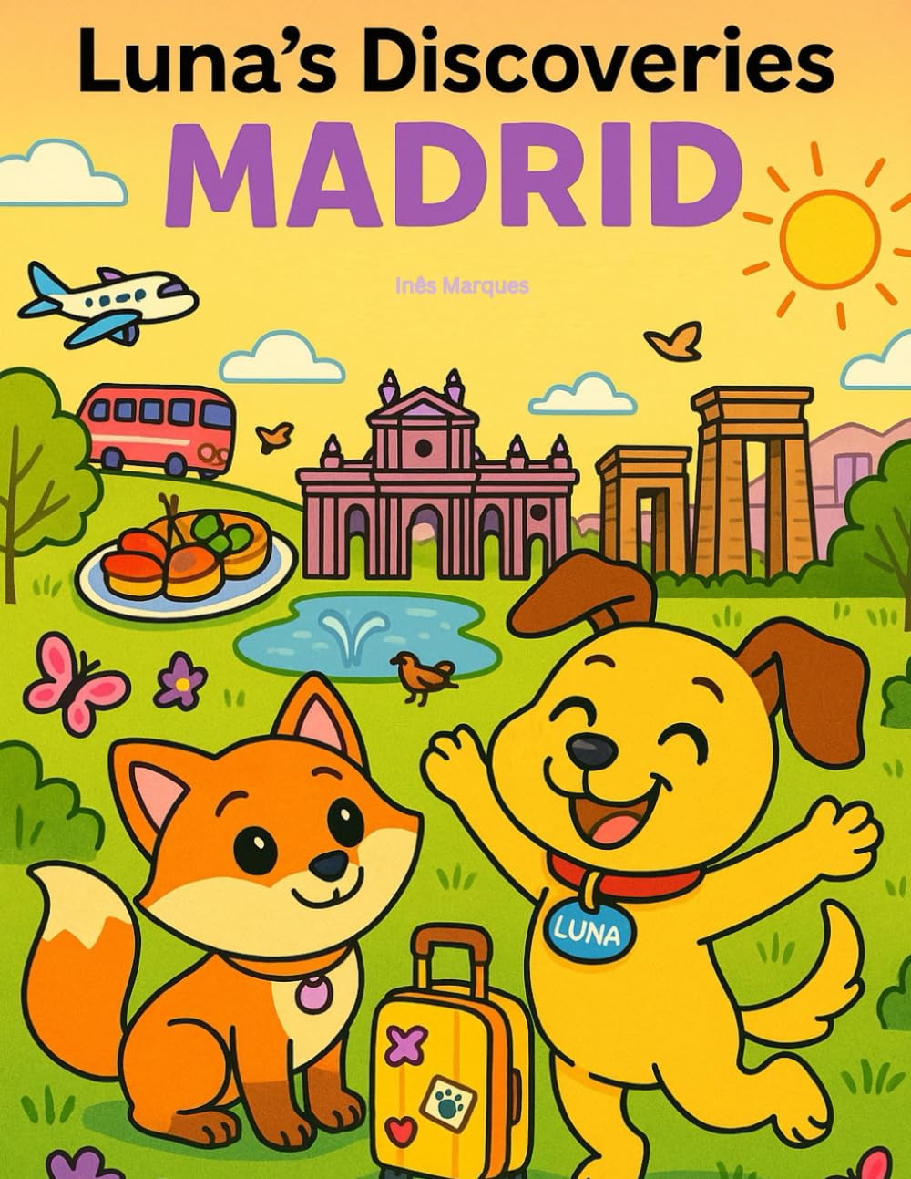 Luna's Discoveries - Madrid: The wonderful coloring book for kids (Luna's Discoveries around the world)