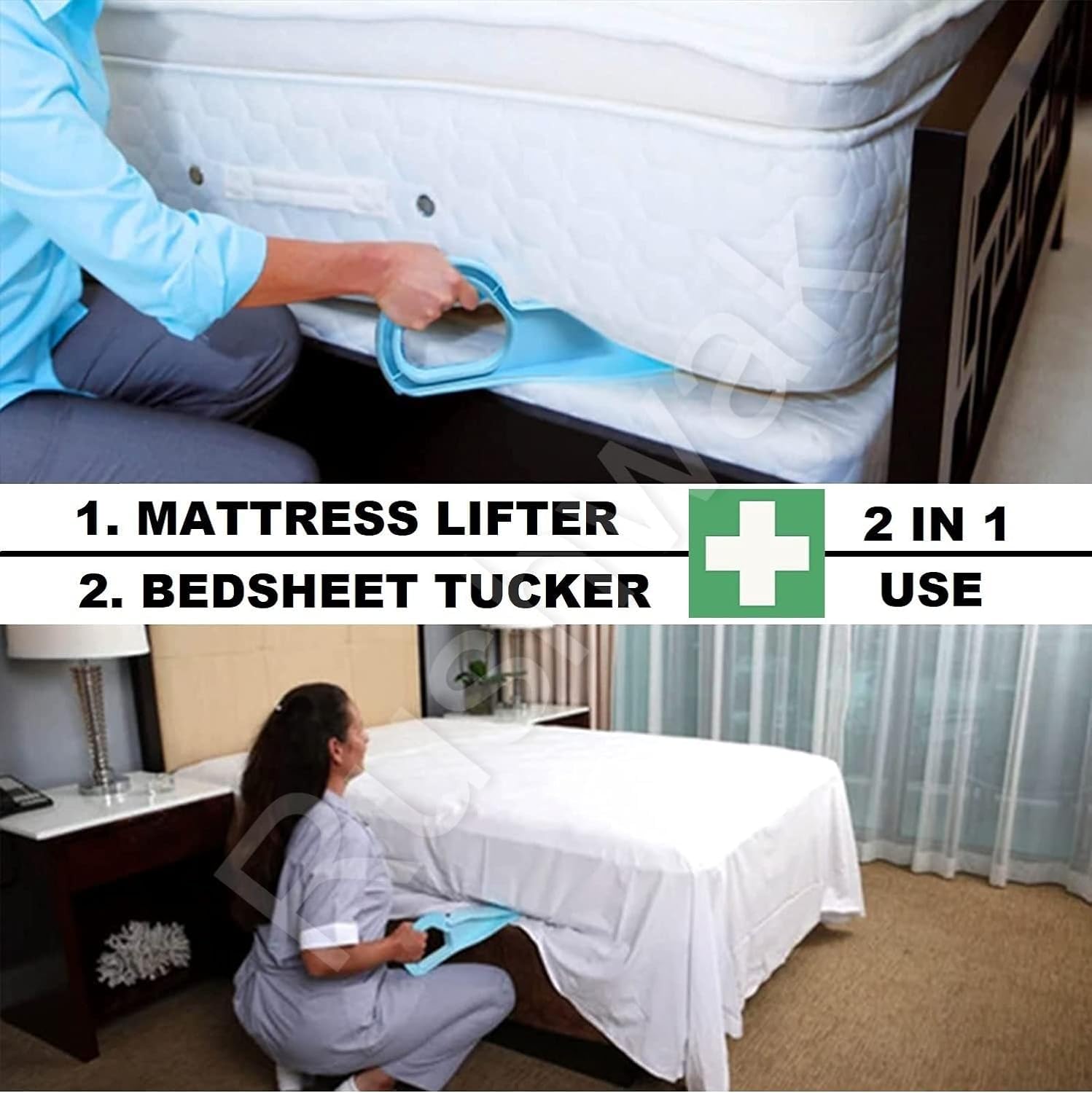 Nityasiddh Mattress Wedge Elevator Bed Lifter Tool Bed Making Tucker, Helps Lift and Hold Mattress, Bedsheet Stand (Pack of 1 Pc) 2