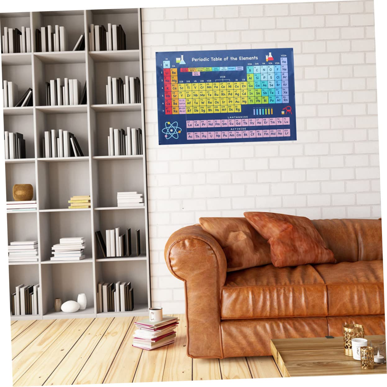 Gogogmee 8pièces Affiche Périodique Des Poster Éducatif Pour Et Garçon Fille Enseignement Chimique Pour Élèves Lot