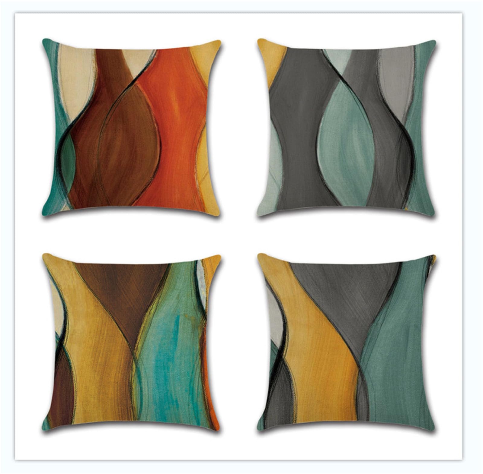 Housse de coussin lin 50x50 cm pour créer un salon cocooning