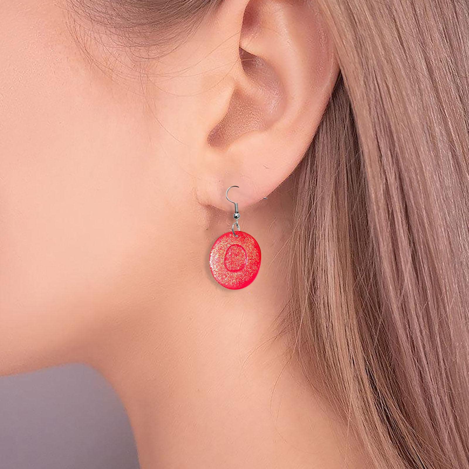 Orecchini Pendenti Con Nappa Di Sangue Gocciolante Di Perle Creative