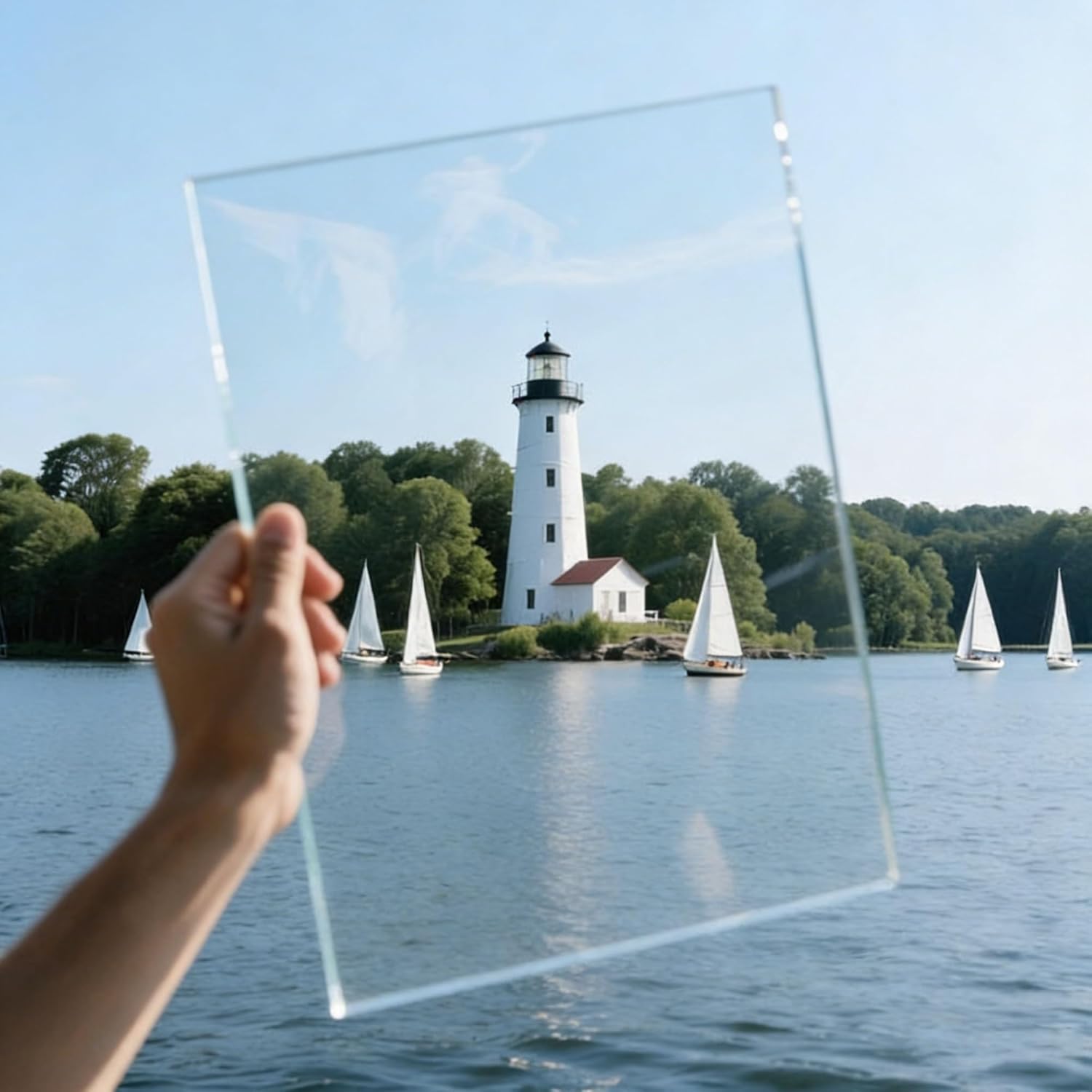 Polycarbonate Roofing Sheet, Greenhouse Panels Impact Resistant PC Sheet for Garden, Sunroom, Roof Covering, Outdoor Patios, Greenhouse(1.2x5m/3.94x16.4ft)