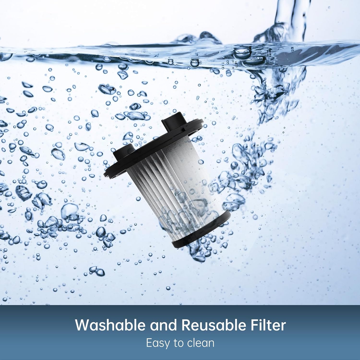 Corded Stick Vacuum Cleaner, 3-in-1 Detachable to Handheld with 180°Left-Right Steering, 14KPA Powerful Suction for Pet Hair on Hard Floors, HEPA Filter, Lightweight with 16.4ft Long Cord - Image 3