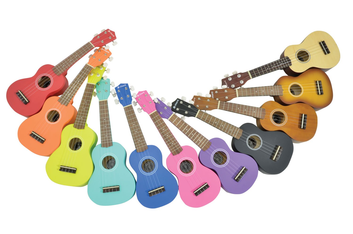 Chord | Ukulele sopranowe z torbą do noszenia | Sunburst