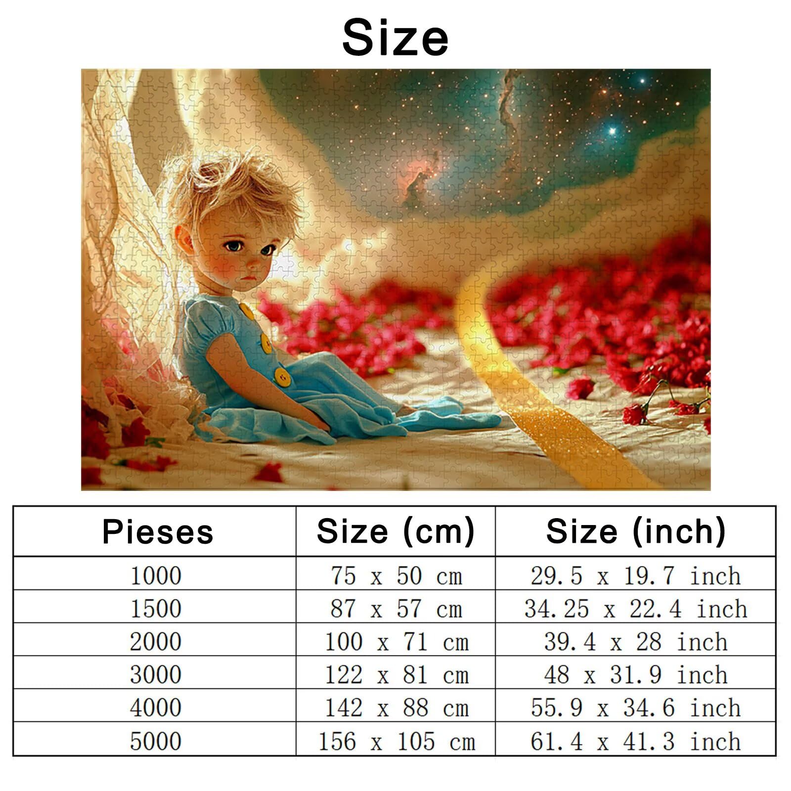 Puzzle Anime, Puzzle 1000 Pezzi Carino in Legno Impegnativi per Adulti, Misura: 75x50 cm, Gioco Educativo Fai Da Te con Scatola Regalo per Adulti, Puzzles per Decorazioni Casa, Regalo Donna, -3396