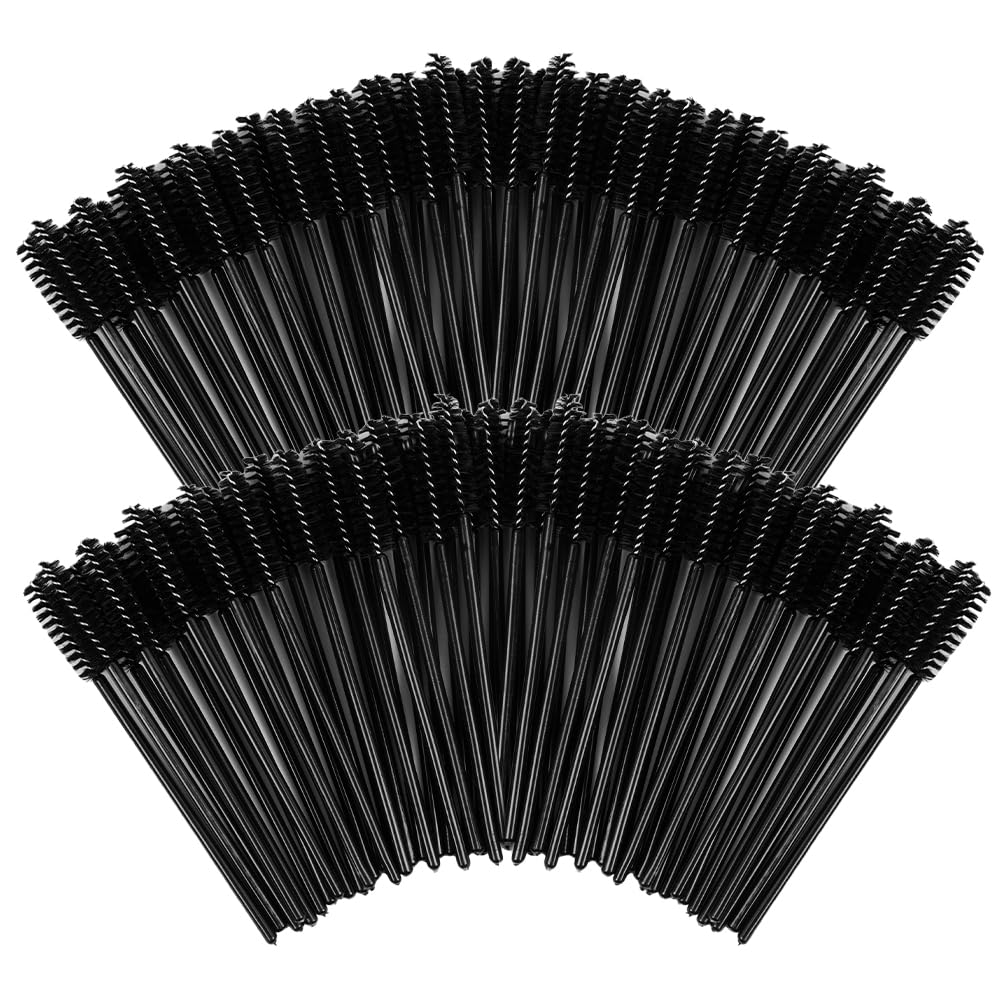 LOPHE Cepillo de Pestañas Desechables 120 Piezas Cepillos de Cejas Brocha para Extensiones de Pestañas y Cejas