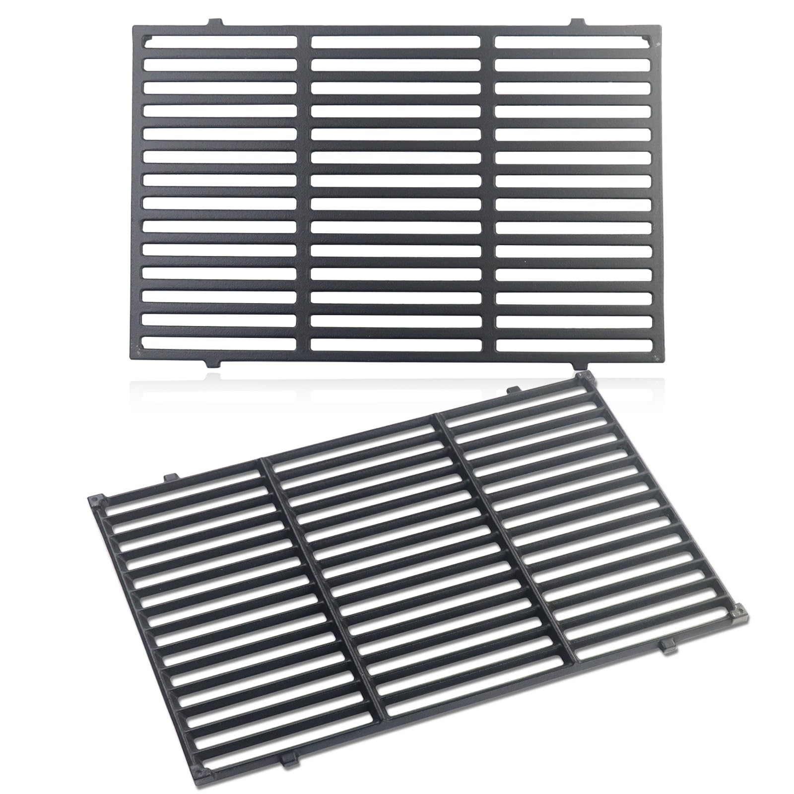 66095 66802 18 7/8" Cast Iron Grill Grates Replacement for Weber Genesis ii E-310, E-315, E-325, E330, E335, S-310, S-335, S-345, SE-335, SE-310 and Genesis II LX S-340, LX E-340 Gas Grill