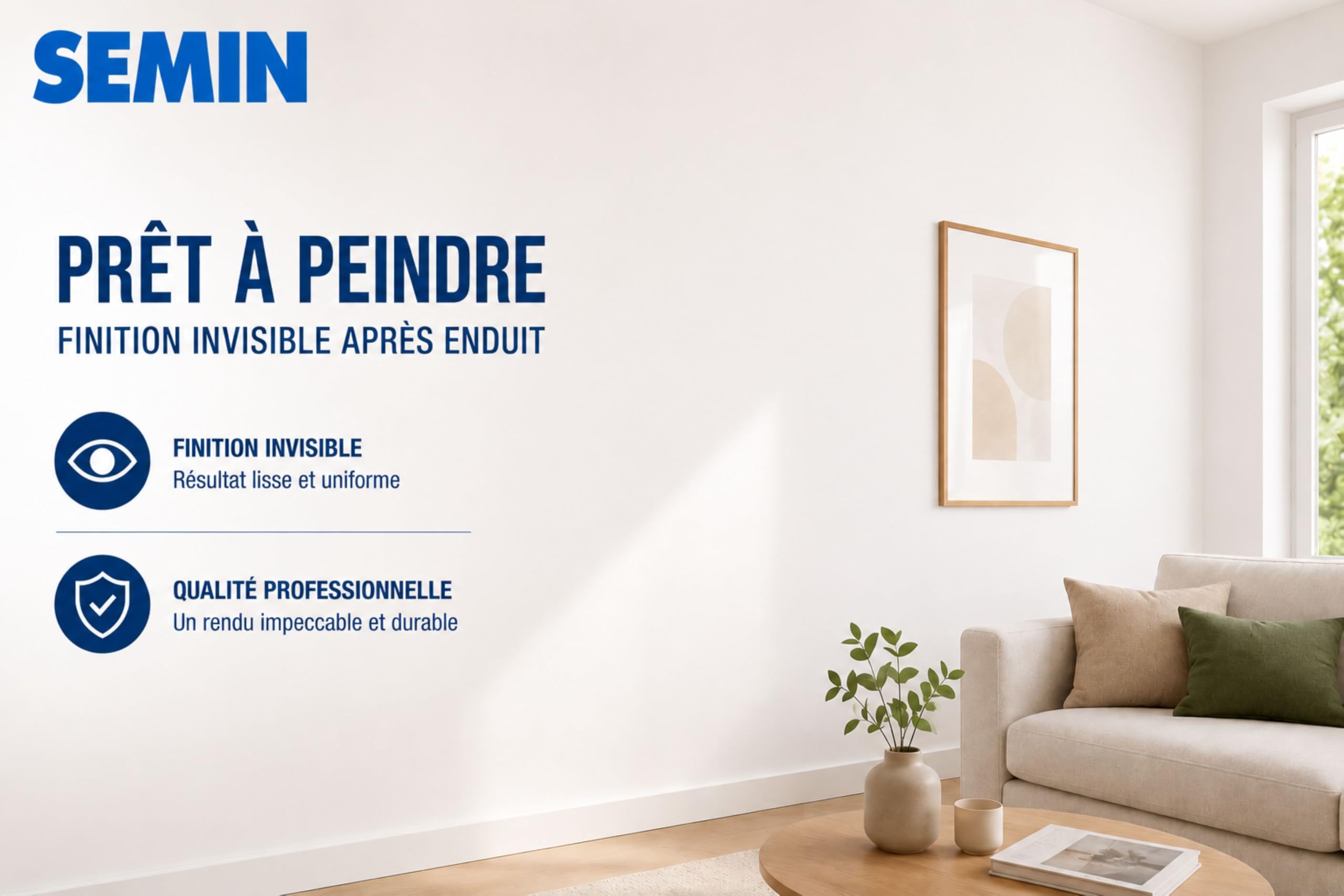 Semin Bande à Joint Papier pour Plaques de Plâtre – Rouleau 150 m – Bande Joint BA13 Haute Résistance – Invisible après Finition – Pose Facile pour Joints Placoplâtre - Lot de 3 Rouleaux