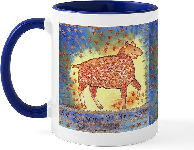 CafePress Star Sign Aries Mug 11 oz (325 ml) Ceramic Coffee Mug