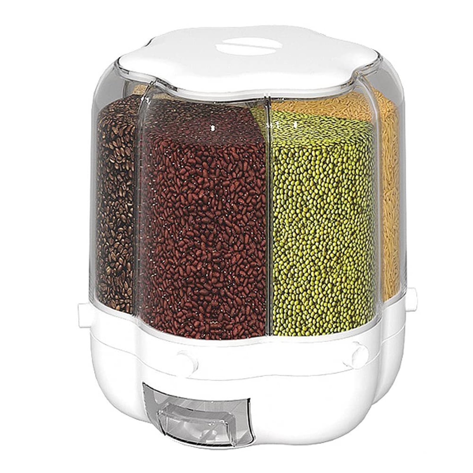 CVdrtyED Dry Food Cereal Dispenser Rice And Grain Storage Container Food Dispenser Airtight For Beans Pantry Rice Container(27cm)