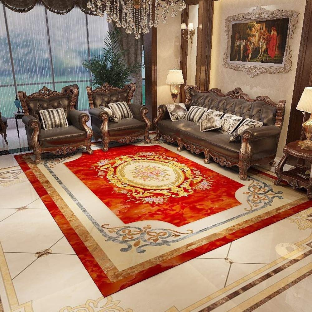 Tapis traditionnel floral Love Home style persan et cachemire vintage 150x200 cm
